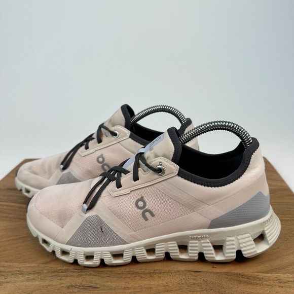 Womens On Cloud X 3 AD Pink Athletic Running Sneakers‎ Shoes Size 8 M GUC - Picture 2 of 9